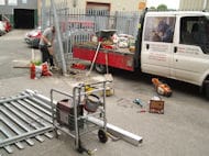 Repairing Steel Palisade Gates Damaged by Vehicle